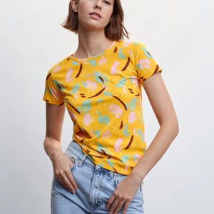 Fashfun Women's co-ord Set Printed Crepe Shirt